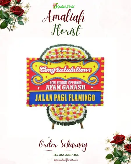 Sewa Papan Bunga Tajur Halang